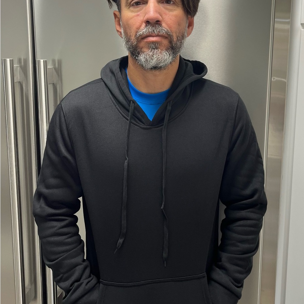 Black Hoodie Comfortable Fit